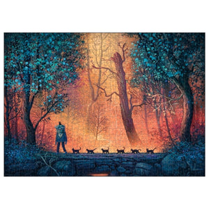 Heye Puzzles - Inner Mystic Woodland March 1000 Piece Puzzle  - The Puzzle Nerds 