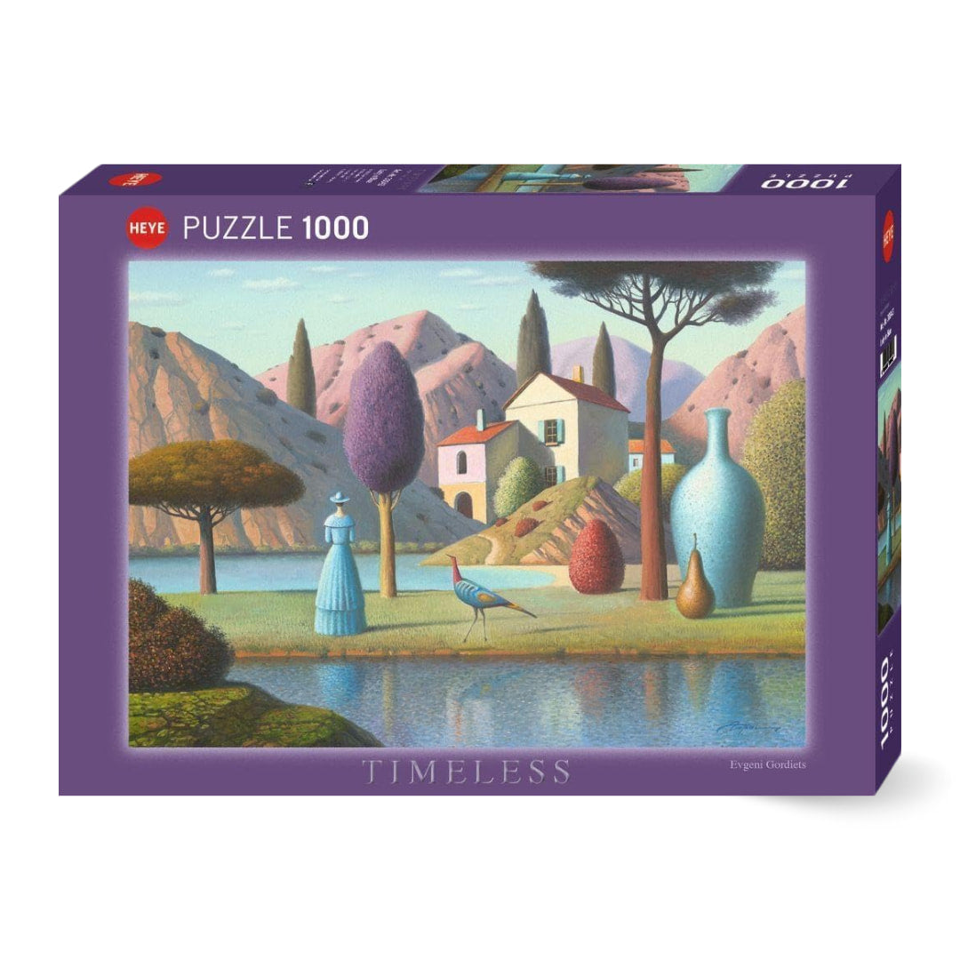 Heye Puzzles - Lady In Blue 1000 Piece Puzzle - The Puzzle Nerds  