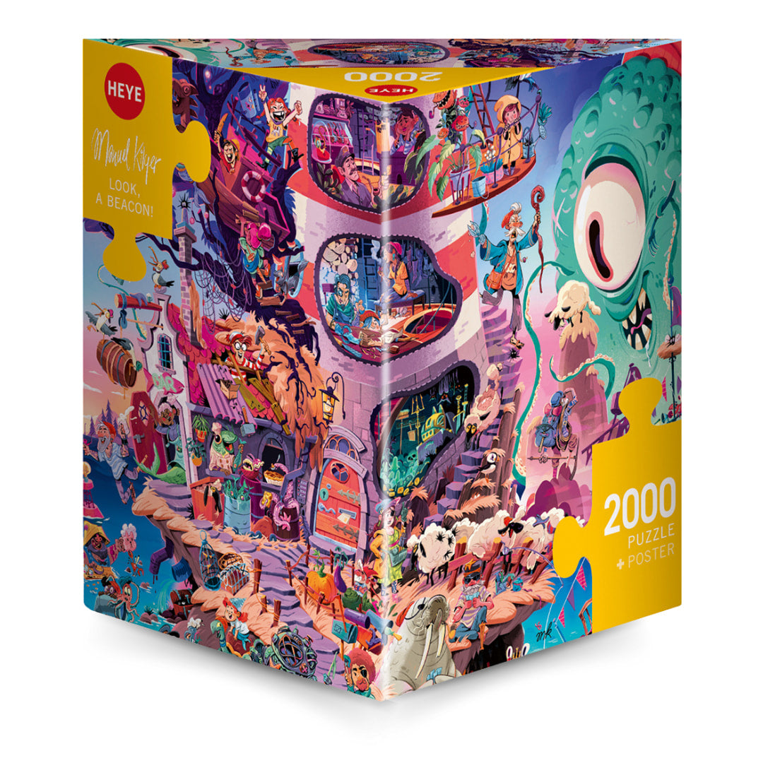 Heye Puzzles - Look, A Beacon! 2000 Piece Puzzle - The Puzzle Nerds  