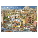 illustration of a busy movie set 