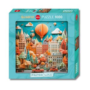 Heye Puzzles - Paper Like, Townscape 1000 Piece Puzzle - The Puzzle Nerds 