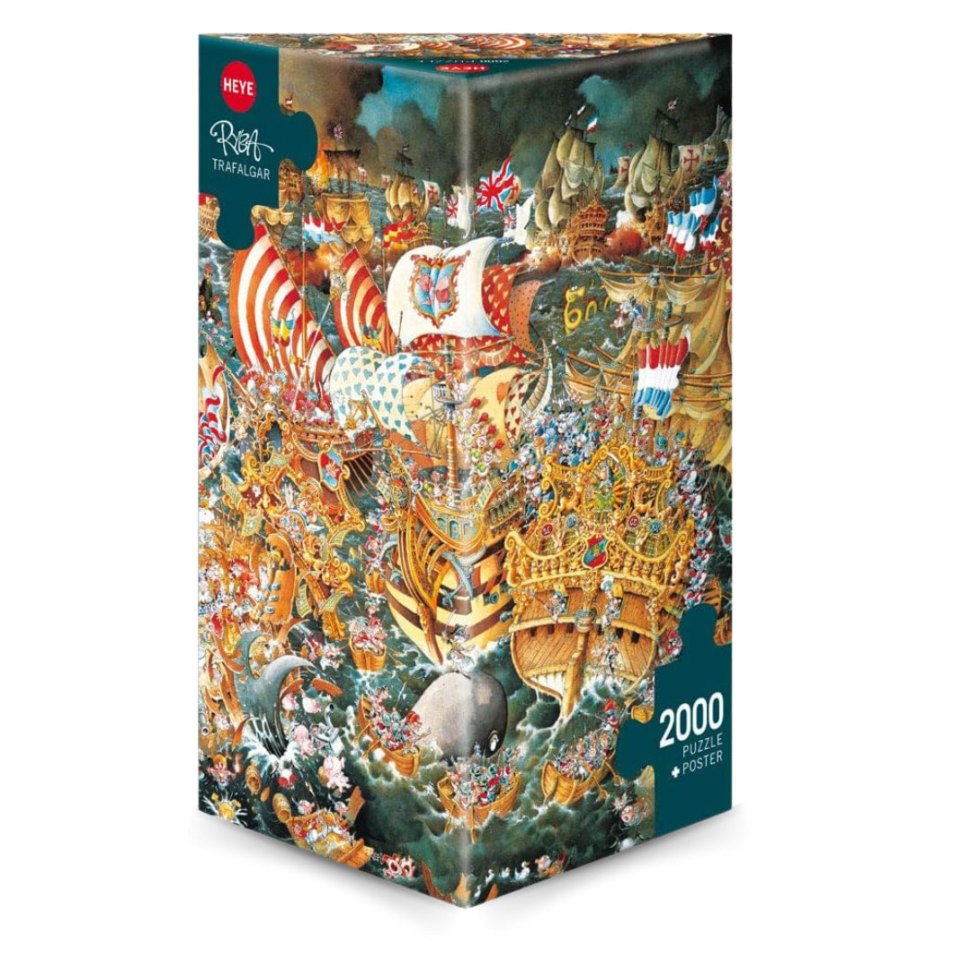 Heye Puzzles - Trafalgar 2000 Piece Puzzle - The Puzzle Nerds  