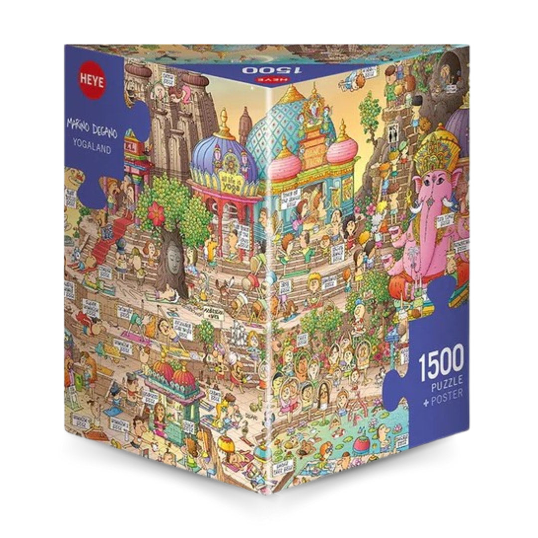 Heye Puzzles - Yogaland 1500 Piece Puzzle - The Puzzle Nerds  