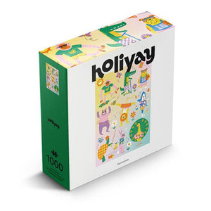 Holiyay Puzzles - Festivanimals 1000 Piece Puzzle - The Puzzle Nerds  