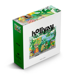 Holiyay puzzle box with colorful illustration on a white background