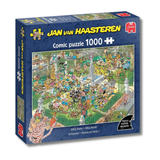 Jan van Haasteren 1000-piece puzzle box with colorful illustration on a white background