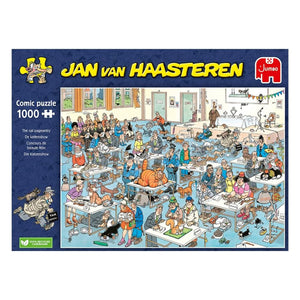 Jumbo Puzzles - The Cat Pageantry 1000 Piece Puzzle - The Puzzle Nerds  