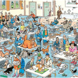 Jumbo Puzzles - The Cat Pageantry 1000 Piece Puzzle - The Puzzle Nerds  