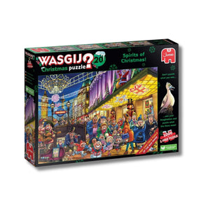 Jumbo  Puzzles - Wasgij Christmas 20 Spirit Of Christmas! 1000 Piece Puzzle - The Puzzle Nerds  