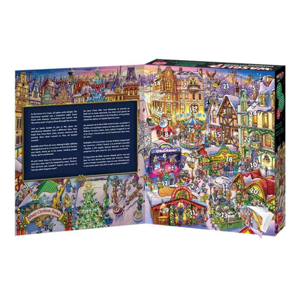 Wasgij Advent Calendar Reindeer Rumpus! - 24 x 54 Piece
