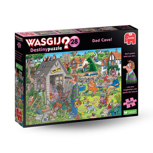 Jumbo Puzzles - Wasgij Destiny 28 Dad Cave 1000 Piece Puzzle - The Puzzle Nerds  