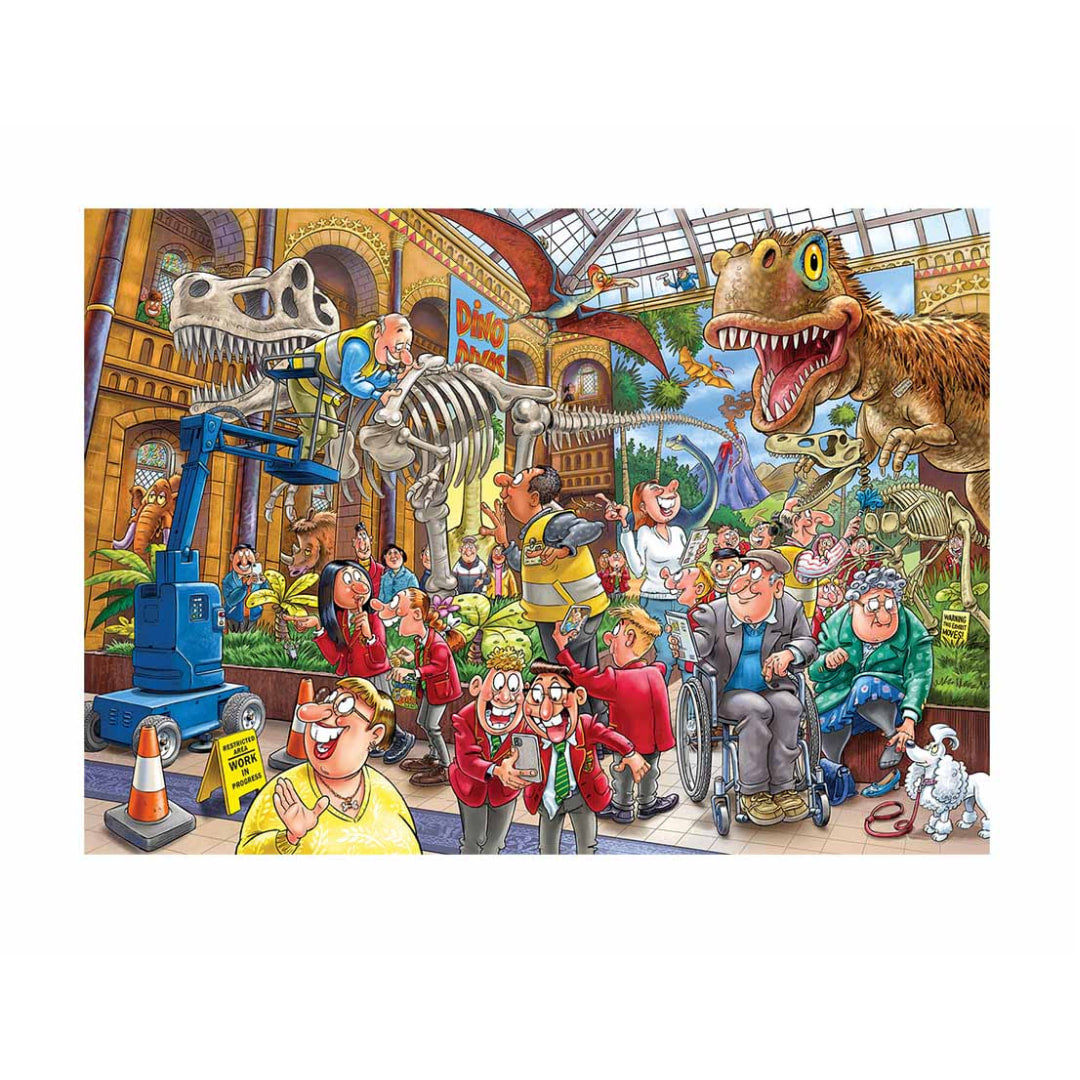 Jumbo Puzzles - Wasgij Mystery 24 Blight At The Museum! 1000 Piece Puzzle - The Puzzle Nerds  