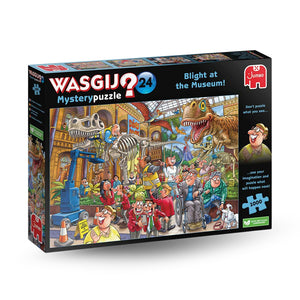 Jumbo Puzzles - Wasgij Mystery 24 Blight At The Museum! 1000 Piece Puzzle - The Puzzle Nerds  