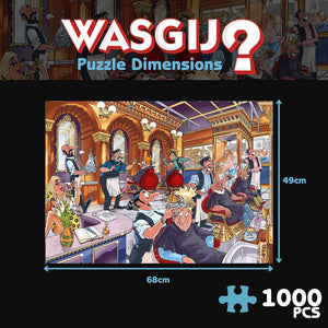 Jumbo Puzzles - Wasgij Mystery 27 A Close Shave 1000 Piece Puzzle  - The Puzzle Nerds  (2)