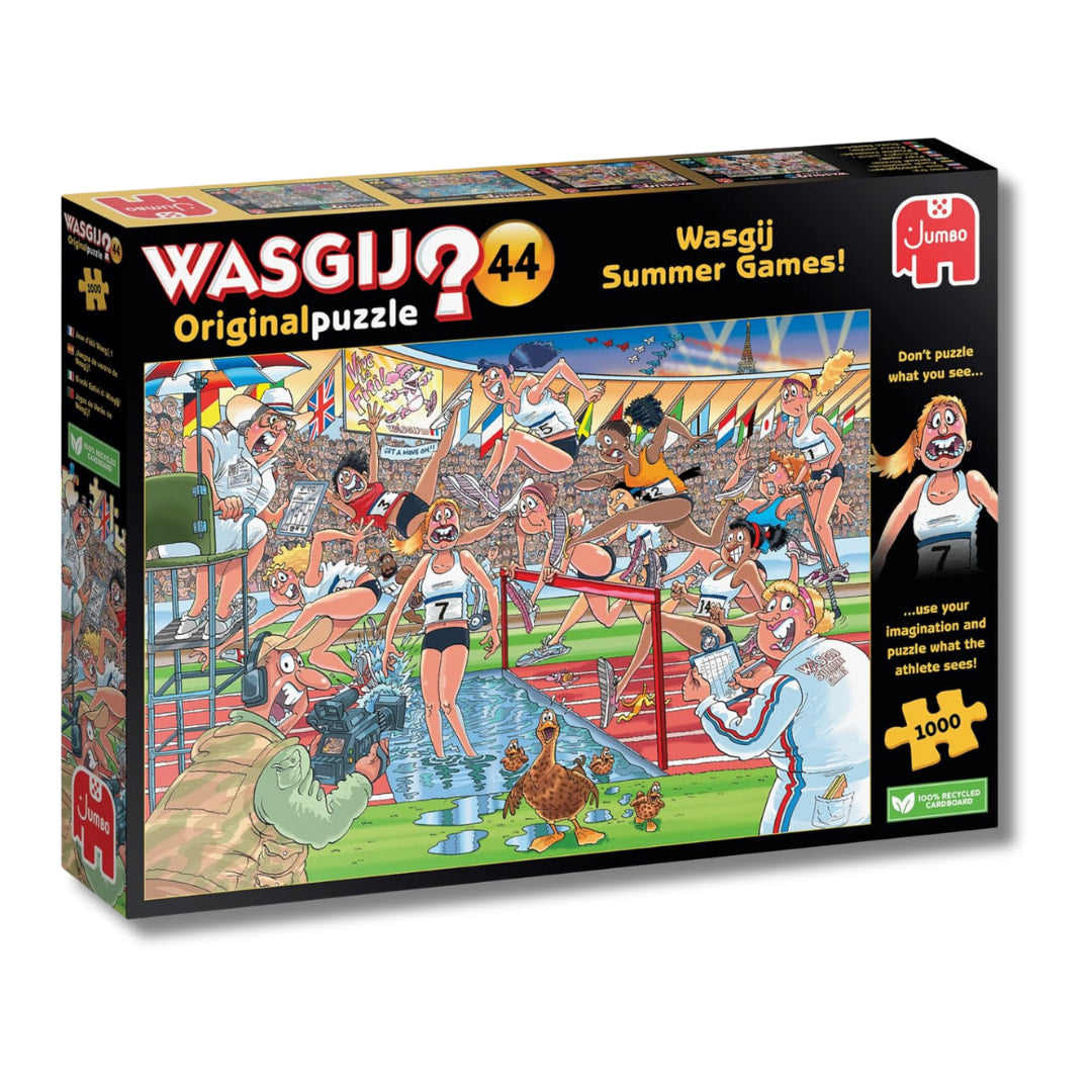 Jumbo Puzzles - Wasgij Original 44 Summer Games 1000 Piece Puzzle  - The Puzzle Nerds 