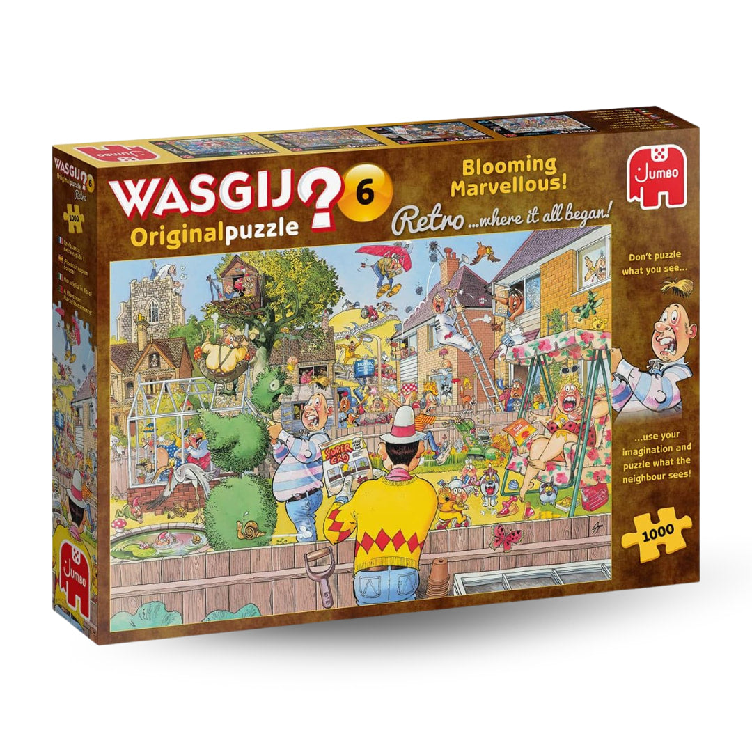 Jumbo Puzzles - Wasgij Original Retro 6 Blooming Marvellous! 1000 Piece Puzzle - The Puzzle Nerds  