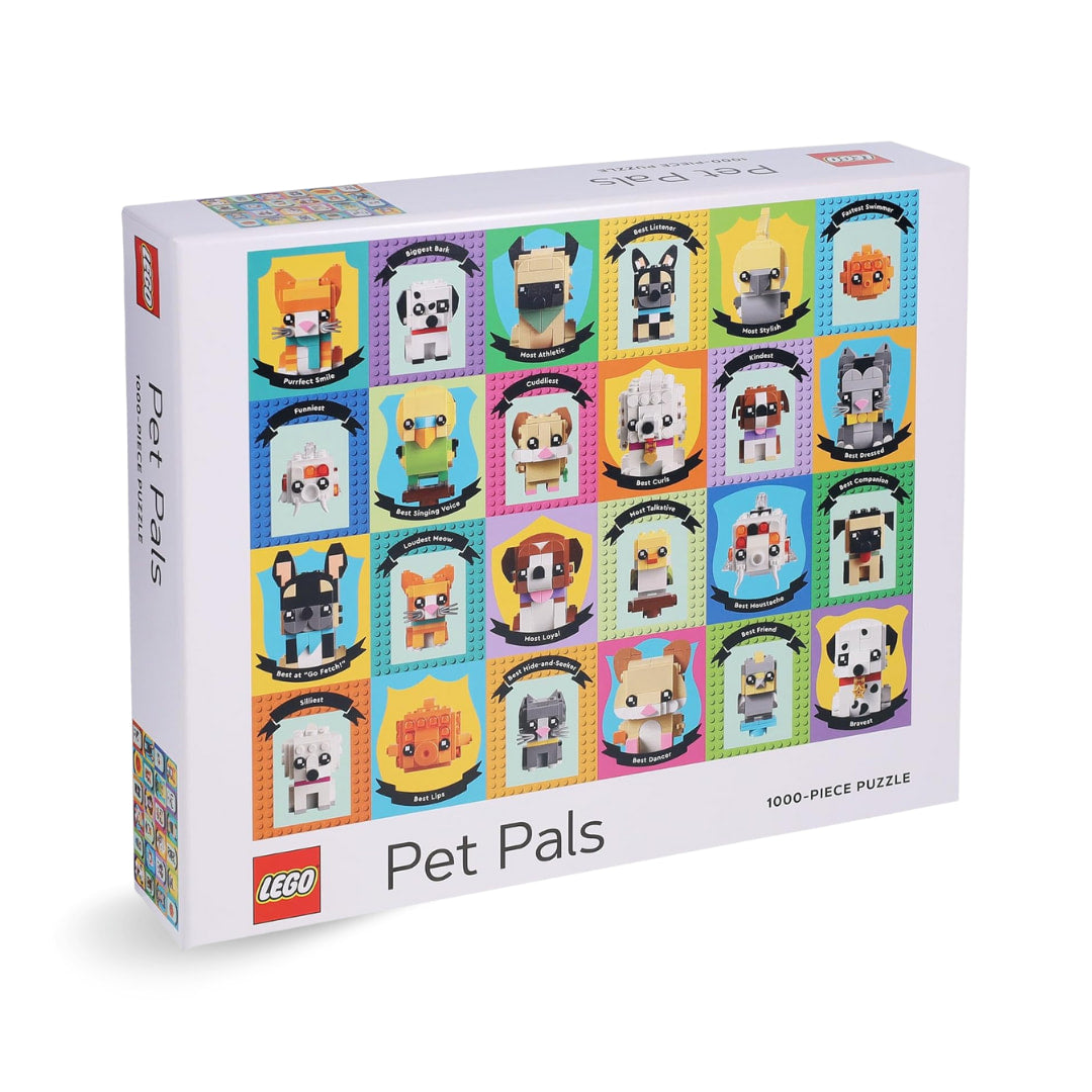 LEGO -  Pet Pals 1000 Piece Puzzle -The Puzzle Nerds 