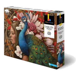 Lalita's Art Shop - Le Paon (The Peacock) 1000 Piece Puzzle - The Puzzle Nerds