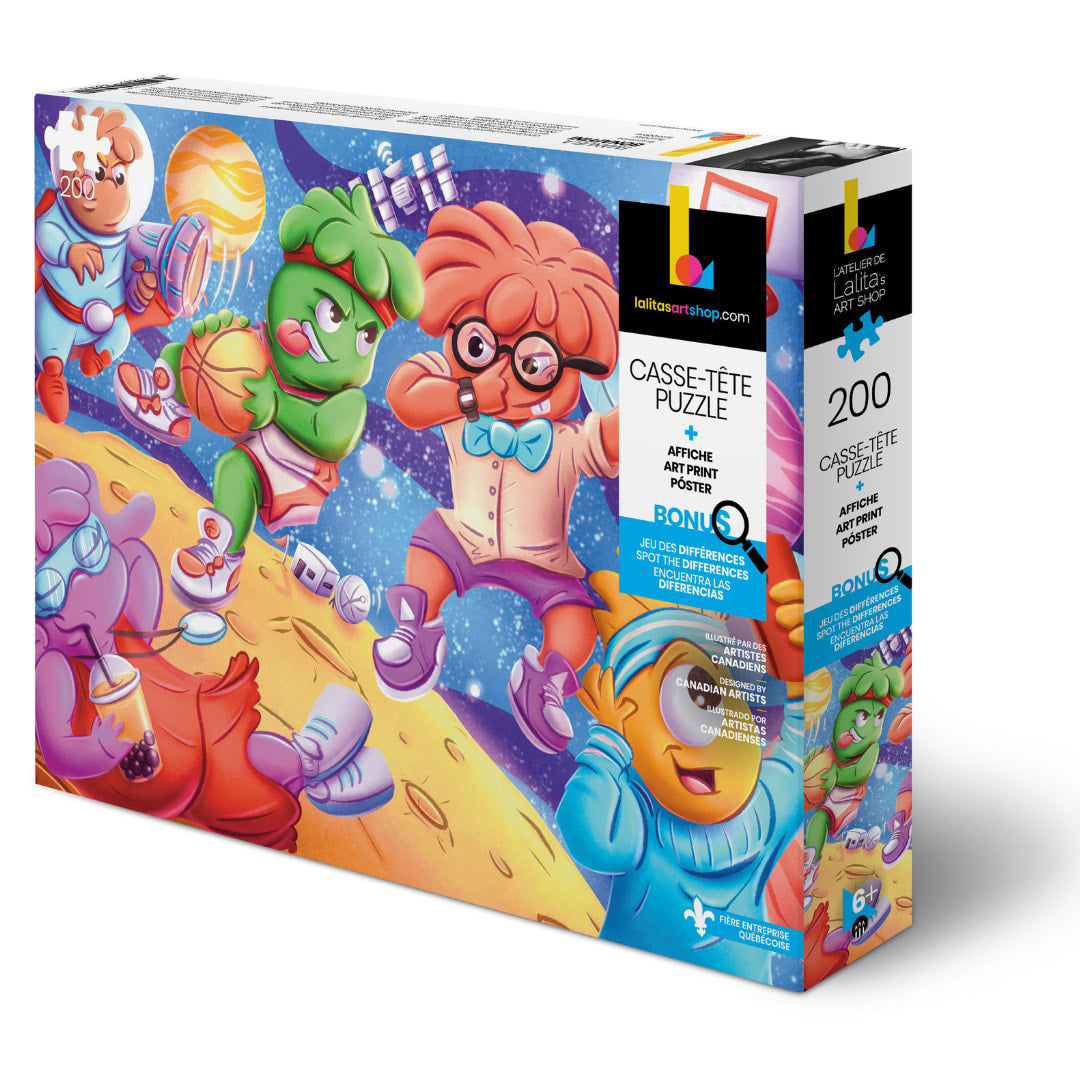 Cosmic Slam 200 Piece Puzzle
