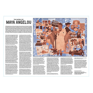 Laurence King - The World Of Maya Angelou 1000 Piece Puzzle - The Puzzle Nerds