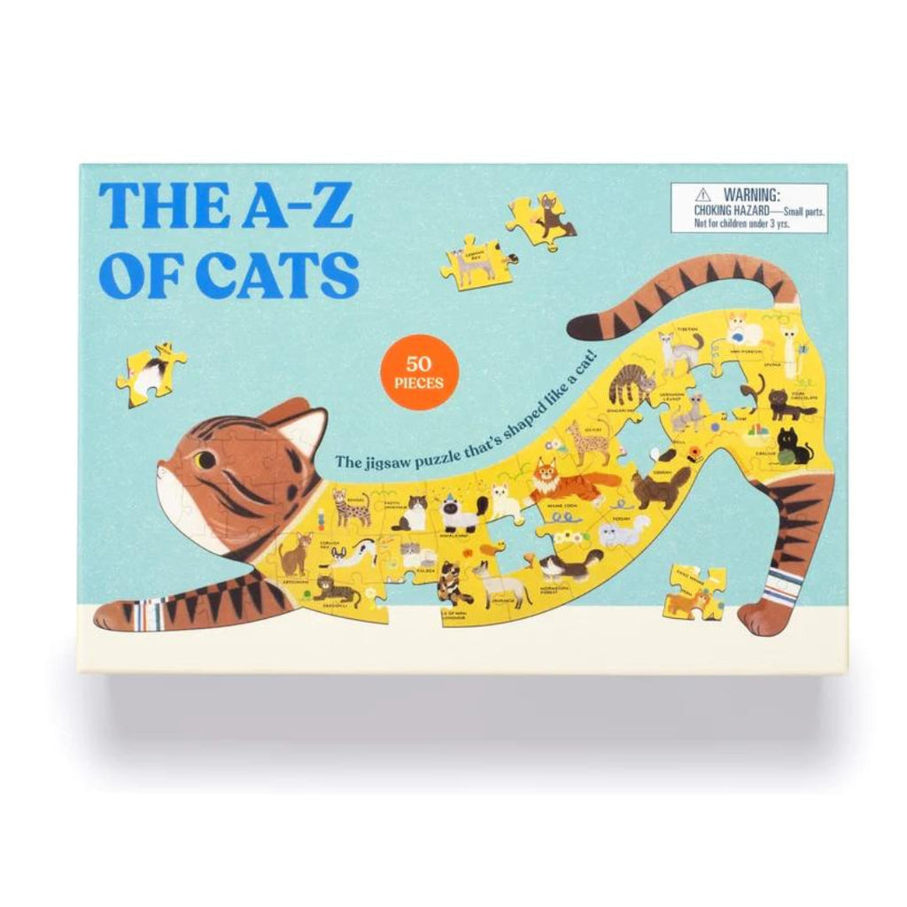 Laurence King Publishing - The A-Z Of Cats 50 Piece Puzzle - The Puzzle Nerds 