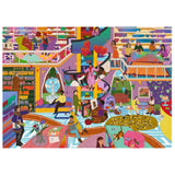 The World Of Queer Stories 1000 Piece Puzzle box cover showing people lounging on furniture