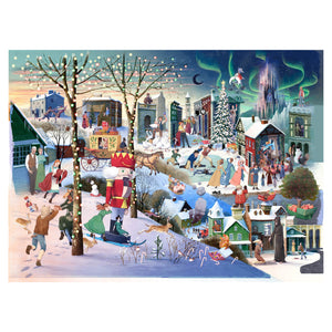 Laurence King Puzzles - A Book Lover's Christmas 1000 Piece Puzzle  - The Puzzle Nerds  