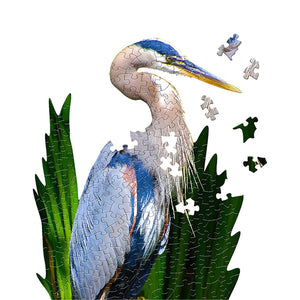 Madd Capp - I Am Blue Heron 300 Piece Puzzle - The Puzzle Nerds 