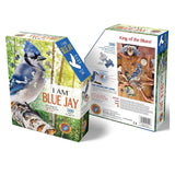 Madd Capp Puzzles - I AM Blue Jay 300 Piece Shaped Puzzle - The Puzzle Nerds 