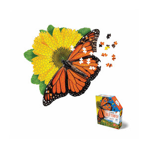 Madd Capp Puzzles - I AM Butterfly 300 Piece Shaped Puzzle - The Puzzle Nerds  