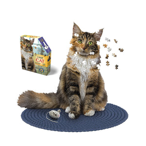 Madd Capp Puzzles - I AM Cat 550 Piece Shaped Puzzle - The Puzzle Nerds 