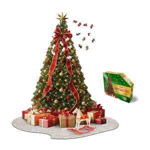 Madd Capp Puzzles - I AM Christmas Tree 1000 Piece Shaped Puzzle - The Puzzle Nerds  