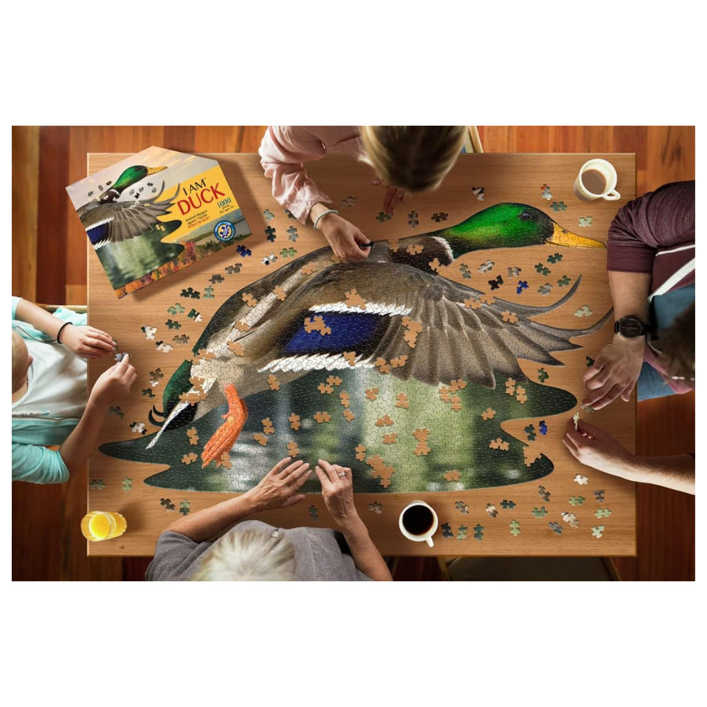 Madd Capp: I Am Palm - 1000 Piece Puzzle - Palm Tree Shaped Nature Jigsaw, 30 X 38\" Assembled Size, Poster Reference, Educational Fun Fact Booklet
