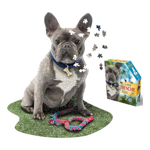 Madd Capp Puzzles - I AM Frenchie 550 Piece Shaped Puzzle - The Puzzle Nerds  