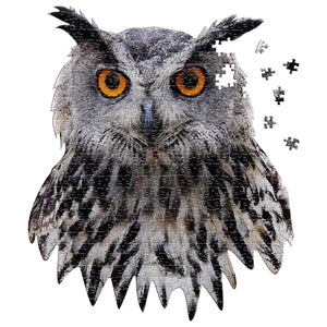 Madd Capp Puzzles - I AM Owl - 550 Pieces Jigsaw Puzzle  - The Puzzle Nerds 