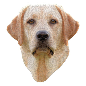 Madd Capp Puzzles - I Am Lab 550 Piece Dog Shaped Jigsaw Puzzle - The Puzzle Nerds 