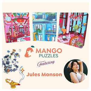 Mango Puzzles  - Baroque Girl 1000 Piece Puzzle - The Puzzle Nerds 