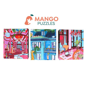 Mango Puzzles  - City Culture 1000 Piece Puzzle - The Puzzle Nerds 