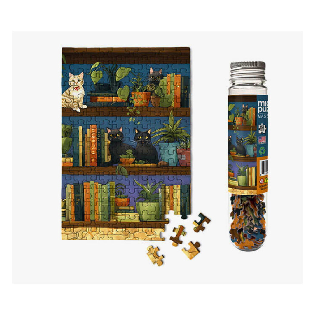 MicroPuzzles - Cat Tales 150 Piece Mini Puzzle - The Puzzle Nerds  
