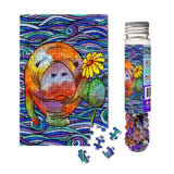 Micro Puzzles - Hue Manatee 150 Piece Micro Puzzle  - The Puzzle Nerds 