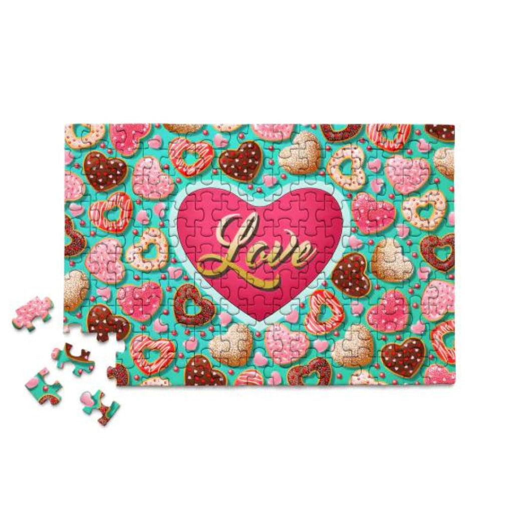 Micro Puzzles - Valentine - Cookies 150 Piece Micro Puzzle  - The Puzzle Nerds 