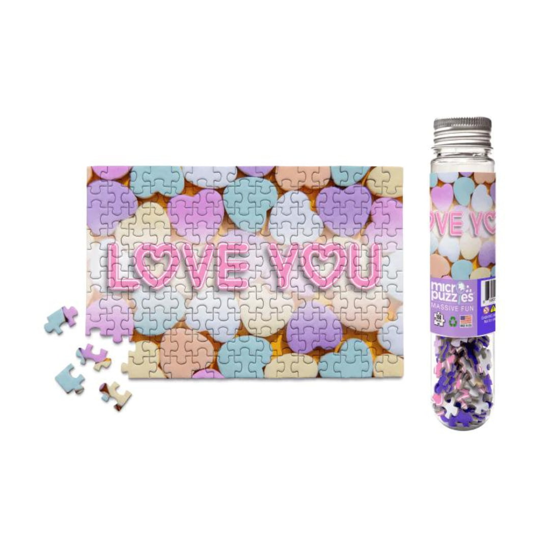 Micro Puzzles - Valentine - Love You 150 Piece Micro Puzzle  - The Puzzle Nerds 