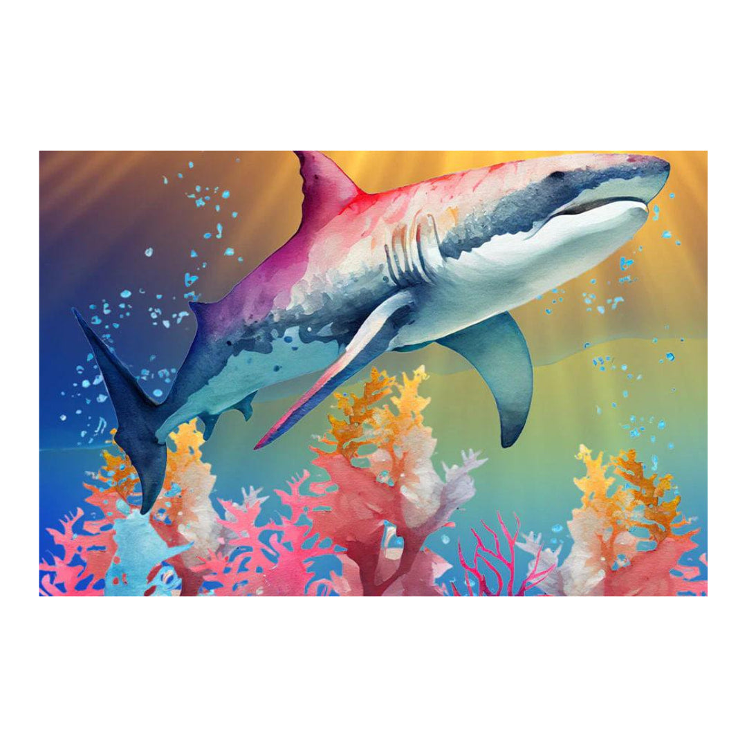 Micro Puzzles Puzzles - Shark Reef  150 Piece Micro Puzzle - The Puzzle Nerds  