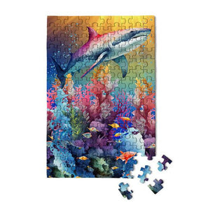 Micro Puzzles Puzzles - Shark Reef  150 Piece Micro Puzzle - The Puzzle Nerds  