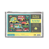 Mudpuppy - On The Road 12 Piece Pouch Puzzle - The Puzzle Nerds