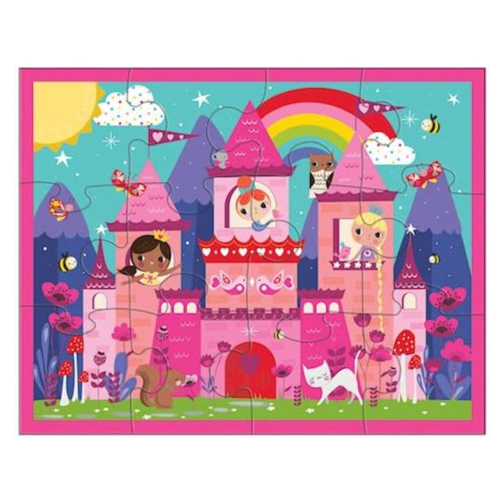 Mudpuppy - Princess Castle 12 Piece Pouch Puzzle - The Puzzle Nerds