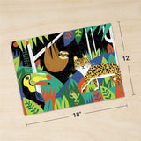 Mudpuppy - Rainforest 100 Piece Glow In The Dark Puzzle - The Puzzle Nerds