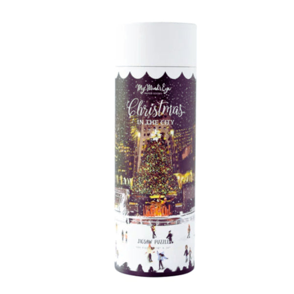 Cavallini & Co. Twelve Days Of Christmas 500 Piece Puzzle - Vintage Canister Puzzle