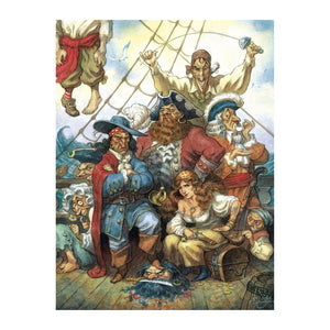 New York Puzzle Company - A Pirate's Life 1000 Piece Puzzle - The Puzzle Nerds 
