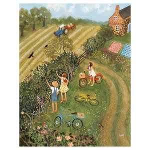 New York Puzzle Company - Along The Hedgerow 100 Piece Mini Puzzle - The Puzzle Nerds